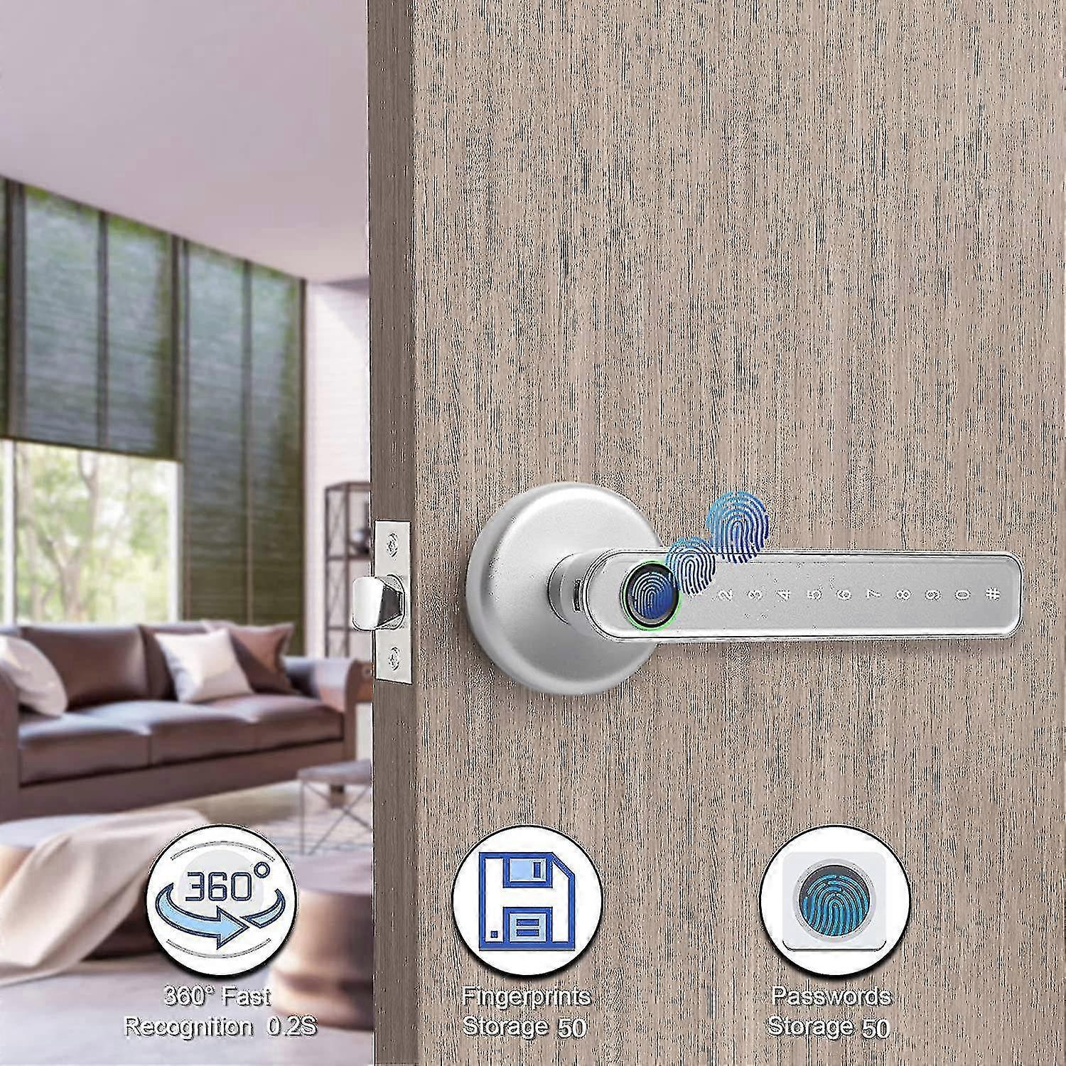 Smart Lock – schl&uuml;sselloses T&uuml;rschloss mit Grifffunktionen