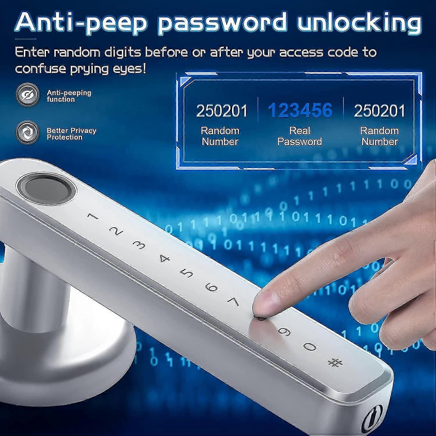 Smart Lock – schl&uuml;sselloses T&uuml;rschloss mit Grifffunktionen