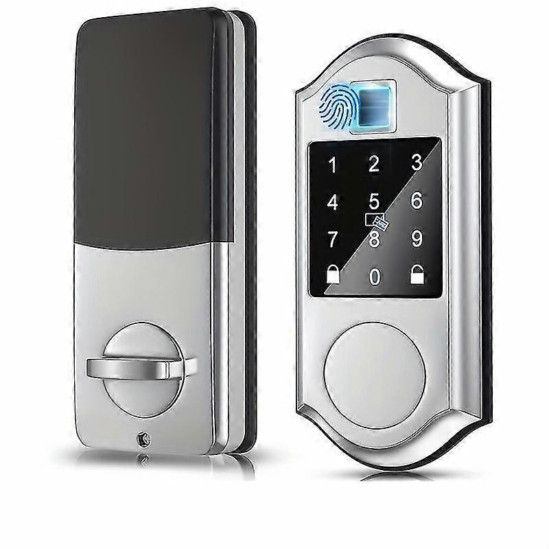 Intelligentes Schloss mit Fingerabdruck-Riegel – 5-in-1-Passwort f&uuml;r den schl&uuml;ssellosen Zugang